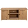 vidaXL TV Cabinet 120x40x50 cm Solid Pine Wood Panama Range