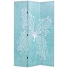 vidaXL Folding Room Divider 120x170 cm Butterfly Blue