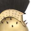 vidaXL Greek Warrior Helmet Antique Replica LARP Brass Steel