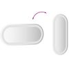 vidaXL LED Bathroom Mirror 60x25 cm Oval