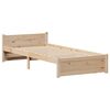 vidaXL Bed Frame without Mattress 90x190 cm Single Solid Wood Pine