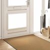 vidaXL Doormat Other Cream and Black 120 x 350 cm Polyamide and PVC