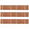 vidaXL Border Rolls 3 pcs 120 cm Impregnated Pinewood