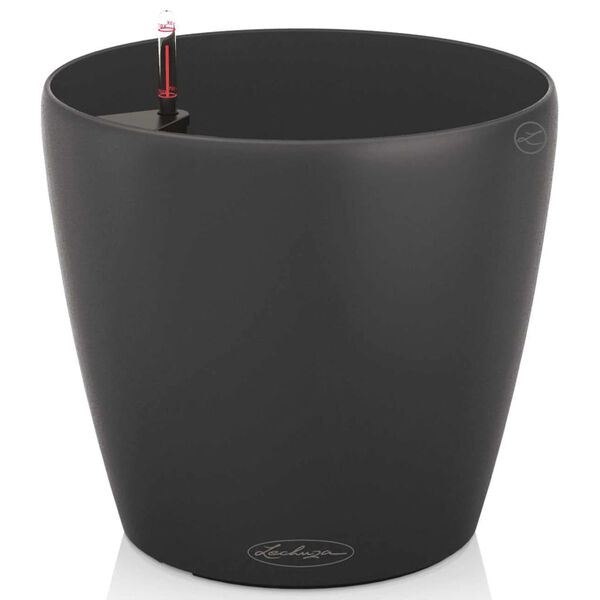 LECHUZA Planter Classico Color 43 ALL-IN-ONE Slate 13244