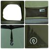 vidaXL Camping Tent Dome 4-Person Olive Green Waterproof