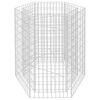 vidaXL Hexagonal Gabion Raised Bed 100x90x100 cm