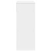 vidaXL Book Cabinet White 66x31x80 cm Engineered Wood