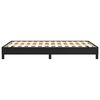vidaXL Bed Frame without Mattress Black 120x190 cm Small Double Faux Leather