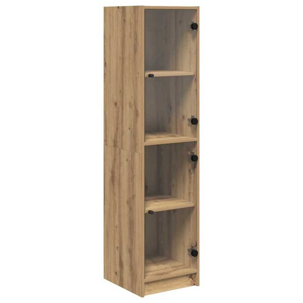 vidaXL Highboard Artisan Oak 35 x 37 x 142 cm Engineered Wood