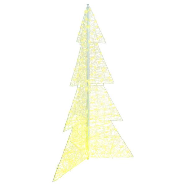 vidaXL Christmas Tree with 240 LEDs Warm White 180 cm Acrylic