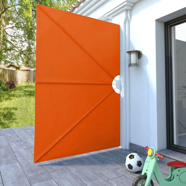 vidaXL Collapsible Terrace Side Awning Terracotta 240x160 cm