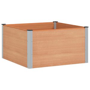 vidaXL Garden Raised Bed Brown 100 x 100 x 54 cm