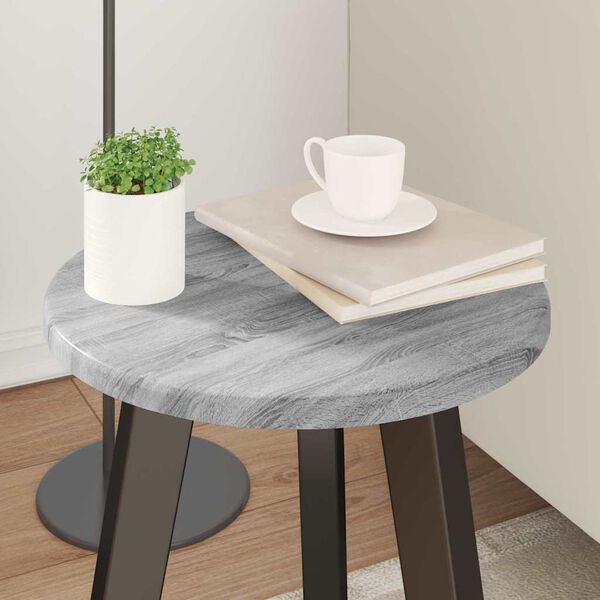 vidaXL Table Top Grey Sonoma 30 x 30 x 1.5 cm Engineered Wood