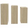 vidaXL Wall Cube Shelves 3 pcs Sonoma Oak