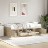 vidaXL Daybed with Drawers without Mattress Sonoma Oak 75x190 cm Small Single