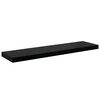vidaXL Floating Wall Shelves 4 pcs High Gloss Black 90x23.5x3.8 cm MDF