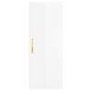 vidaXL Wall Mounted Cabinet High Gloss White 34.5x34x90 cm