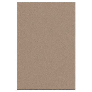 vidaXL Doormat Beige and Black 120 x 180 cm 100% Polyamide