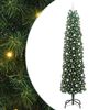 vidaXL Artificial Christmas Tree with 300 LEDs with Stand Green 240 cm