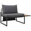 vidaXL Outdoor Steel Seating 2 pcs Anthracite Steel