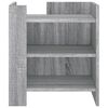 vidaXL Bedside Cabinet Grey Sonoma 45x50x50 cm Engineered Wood