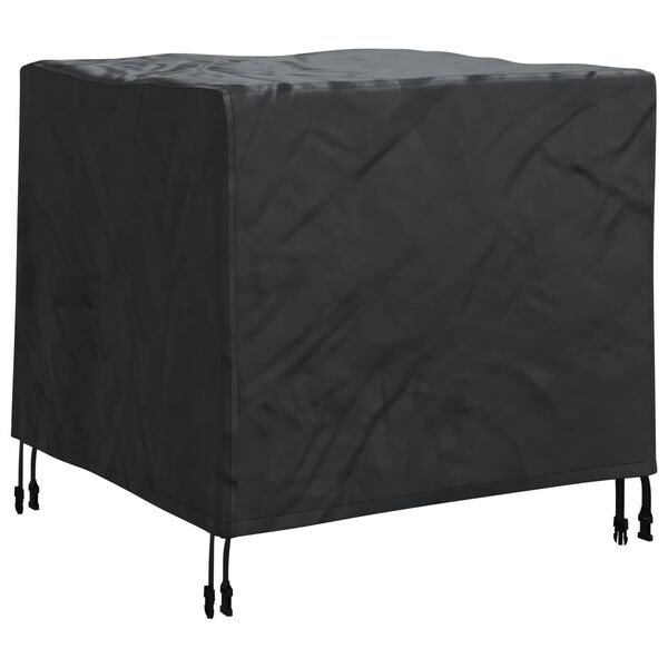 vidaXL Furniture Cover Plain Black 64 x 64 x 65 cm 600D Oxford Fabric