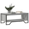 vidaXL Coffee Table Grey Sonoma 100x51x40 cm Engineered Wood