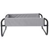 vidaXL Dog Bed Folding Manual Light Grey 70 x 70 x 28.5 cm Steel