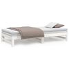 vidaXL Pull-out Day Bed without Mattress White 2x(80x200) cm