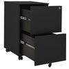 vidaXL Mobile File Cabinet Anthracite 39x45x67 cm Steel
