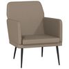vidaXL Armchair Cappuccino 61x78x80 cm Faux Leather