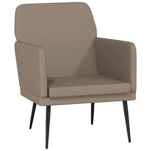 vidaXL Armchair Cappuccino 61x78x80 cm Faux Leather