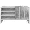 vidaXL Record Cabinet Concrete Grey 78.5 x 35 x 45 cm Engineered Wood