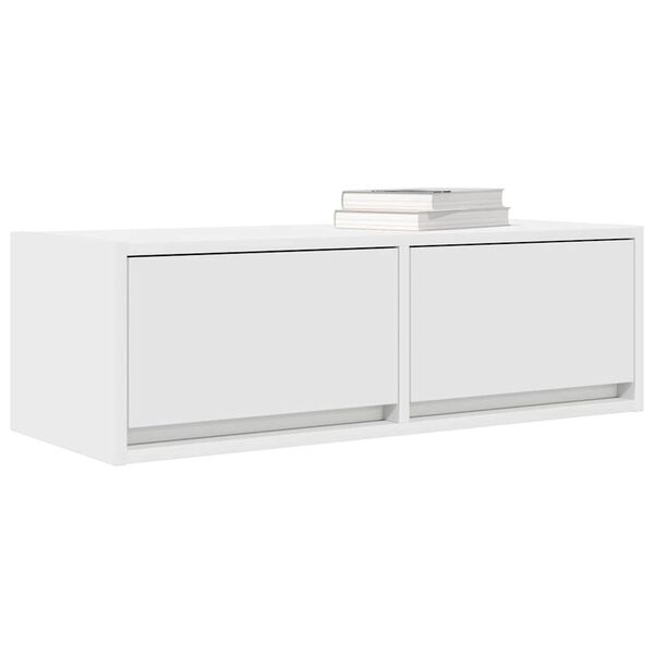 vidaXL TV Cabinet White 80x31x25.5 cm Engineered Wood