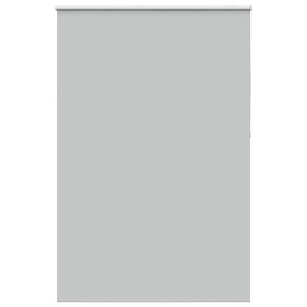 vidaXL Roller Blind Blackout Light Grey 155x210 cm Fabric Width 151.6 cm Polyester