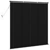 vidaXL Venetian Blind Manual Adjustable Black 150 x 140 cm PVC