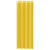 vidaXL Voile Curtains with Grommets 2 pcs Yellow