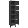 vidaXL Locker Cabinet Anthracite 38x40x180 cm Steel