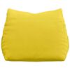 vidaXL Back Pillow Light Yellow 45 x 20 x 35 cm Fabric