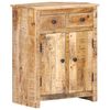 vidaXL Sideboard 59x35x75 cm Rough Mango Wood