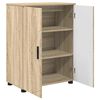 vidaXL Bathroom Cabinet with Storage Sonoma Oak 60 x 35 x 80 cm