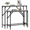 vidaXL Console Tables 2 pcs Grey Sonoma Engineered Wood