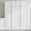 vidaXL Highboard White 70x42,5x185 cm Engineered Wood