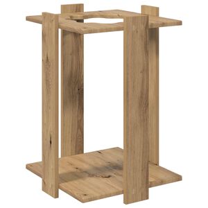 vidaXL Billiard Cue Stand Engineered Wood 42 x 43 x 60 cm Artisan Oak