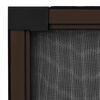 vidaXL Extendable Insect Screen for Windows Brown