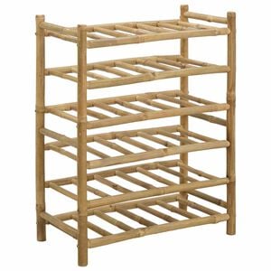 vidaXL Wine Rack Bamboo Natural