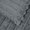 vidaXL Throw Blankets 6 pcs Dark Grey 270 x 240 cm Fleece