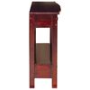 vidaXL Console Table Brown 115 x 32 x 75.5 cm Solid Mahogany Wood