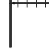 vidaXL Ring Fence Black 200 x 166 cm Powder-Coated Steel