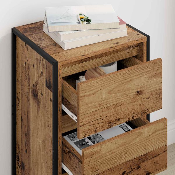 vidaXL Sideboard Old Wood 42 x 36 x 75.5 cm Engineered Wood